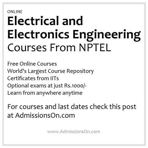 NPTEL :: Electrical Engineering .